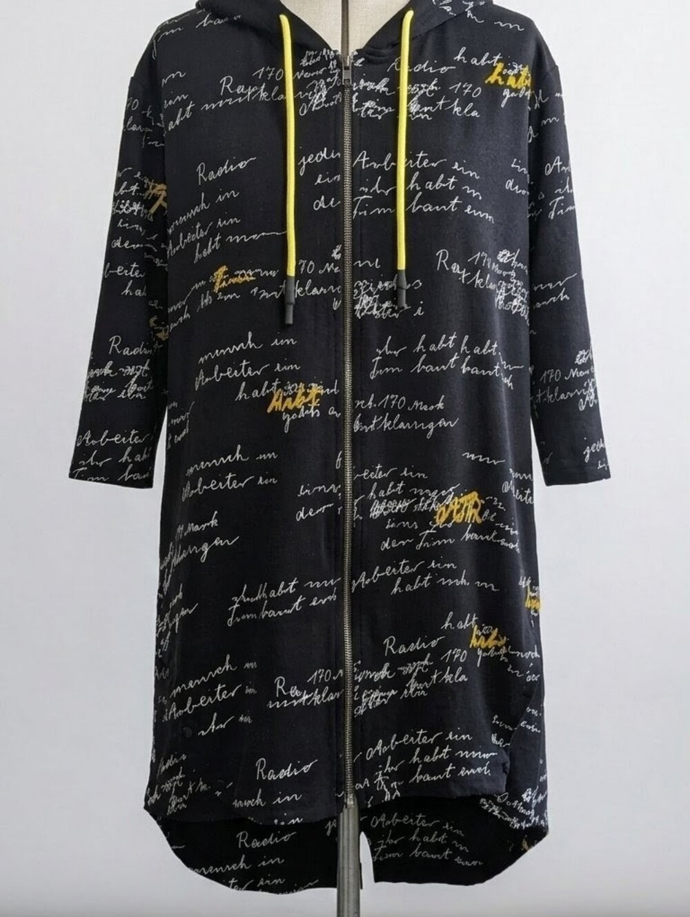 Magicollection Oversized Hooded Sweathirt With Mock Pockets S/M